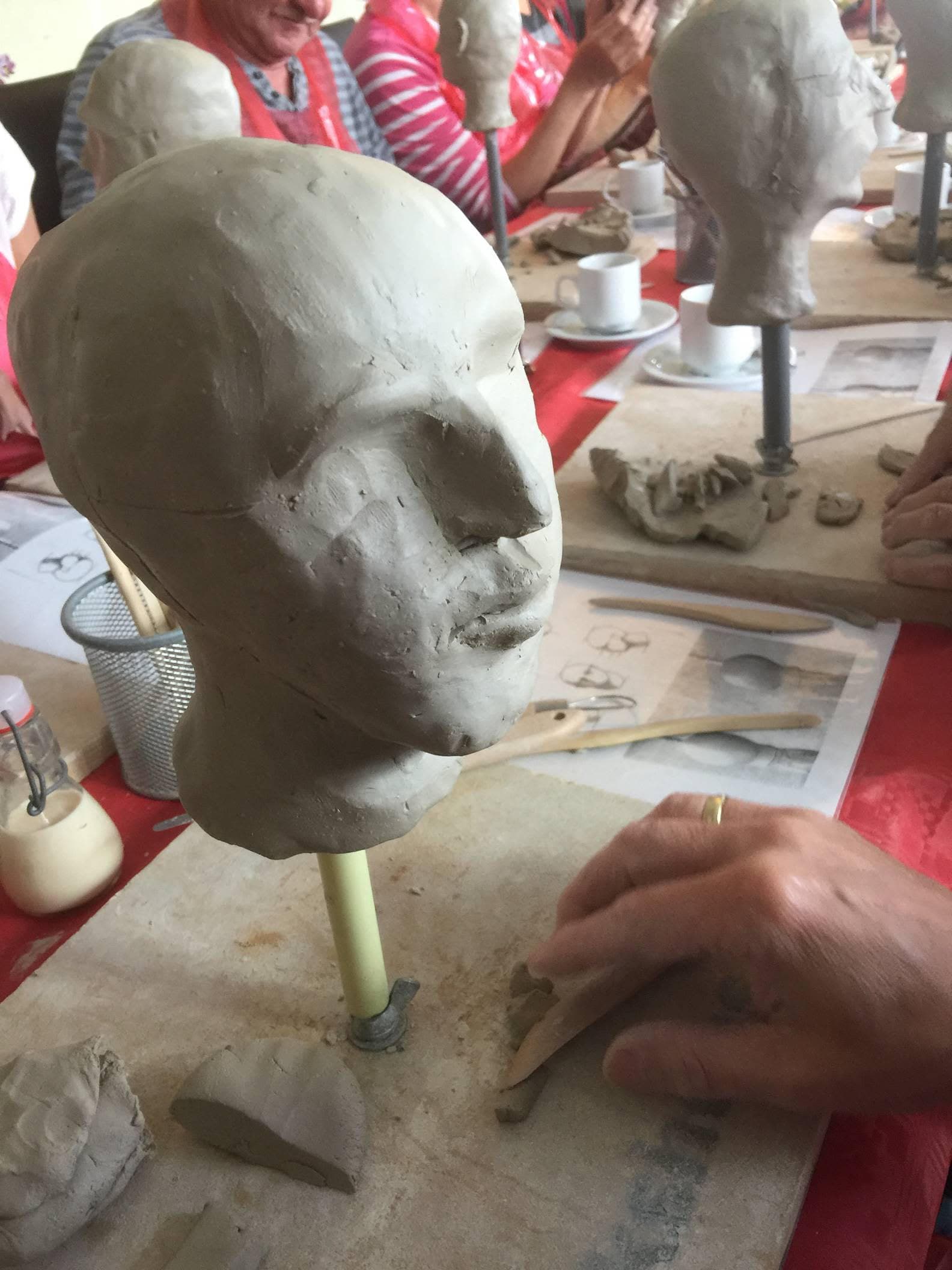 Workshop Elkaars hoofd boetseren