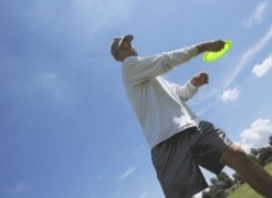 Discgolf op Landgoed de Biestheuvel