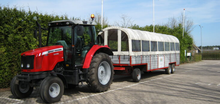 Huiwagen bij Landgoed de Biestheuvel