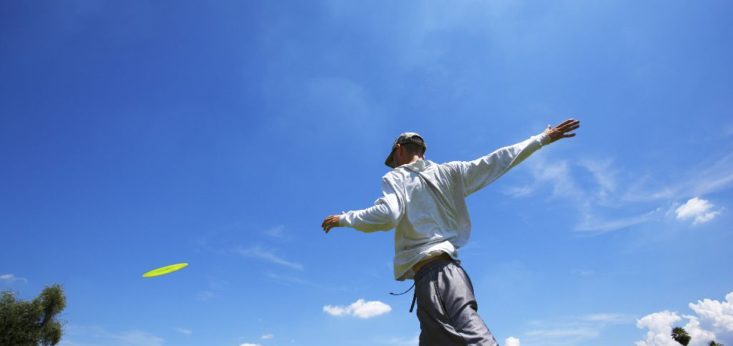 Discgolf bij Landgoed de Biestheuvel