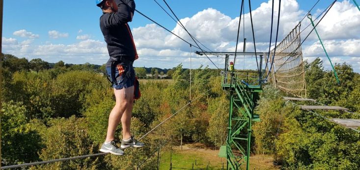 Oversteek op Landgoed de Biestheuvel