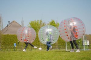 Bumperball bij Landgoed de Biestheuvel