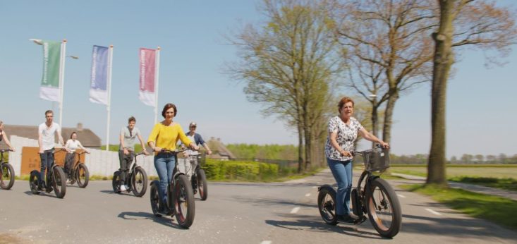 Kickbike Fat Max op Landgoed de Biestheuvel