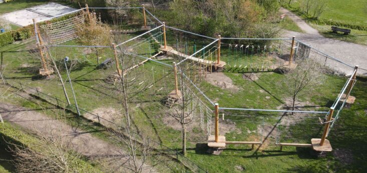 Low Ropes parcours bij Landgoed de Biestheuvel