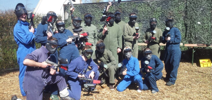 Paintball op Landgoed de Biestheuvel